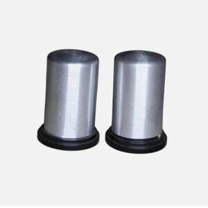 Vintage MCM Atomic Aluminum Salt Pepper Shakers